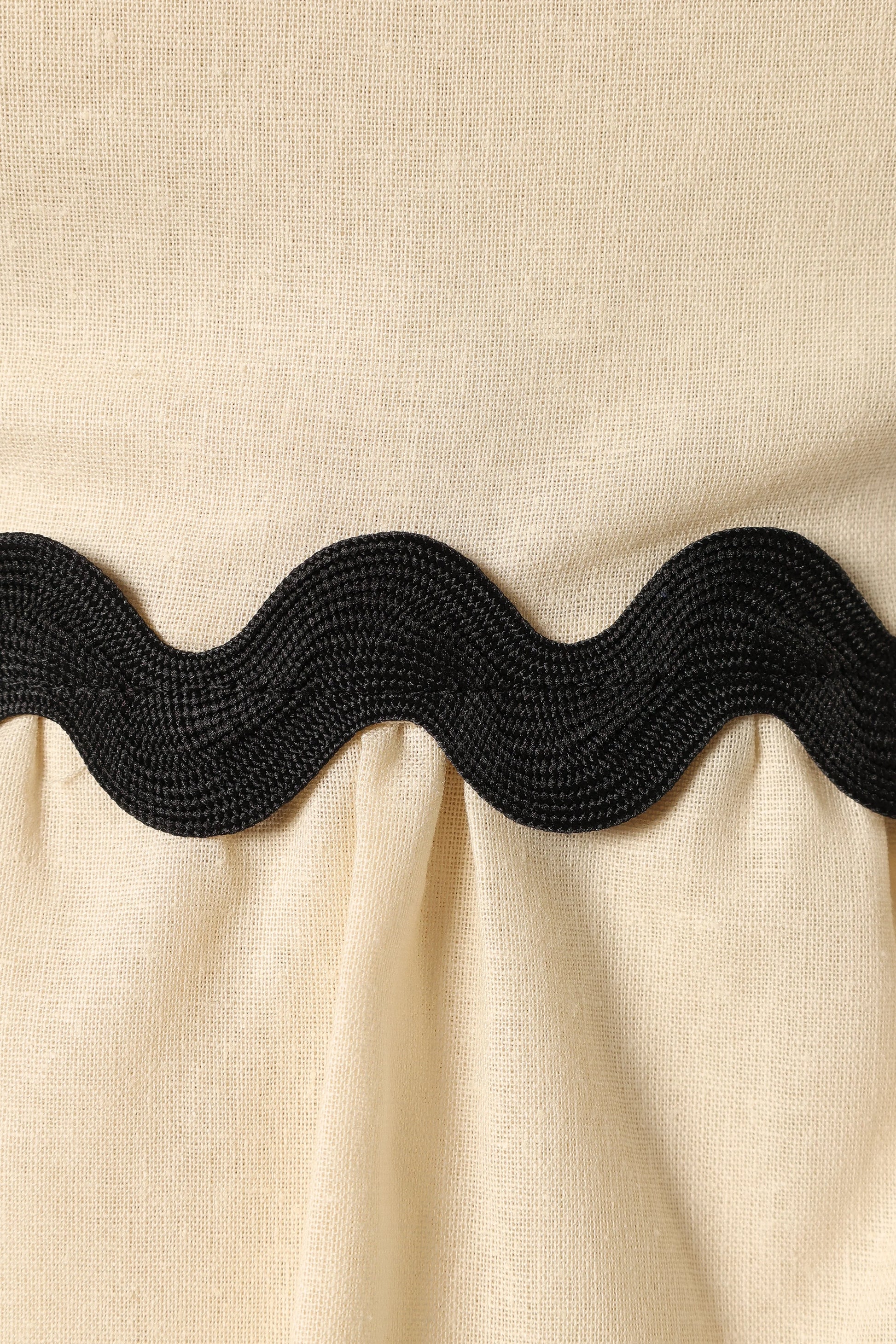 Mollymook Top - Cream Black