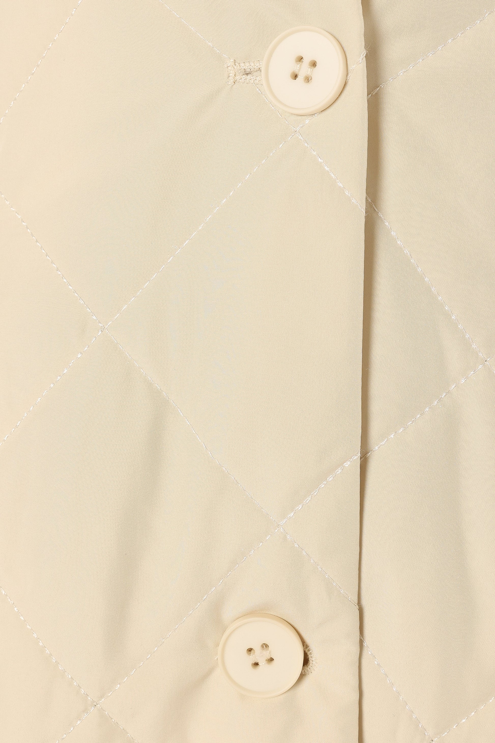 Clea Quilted Jacket - Bone