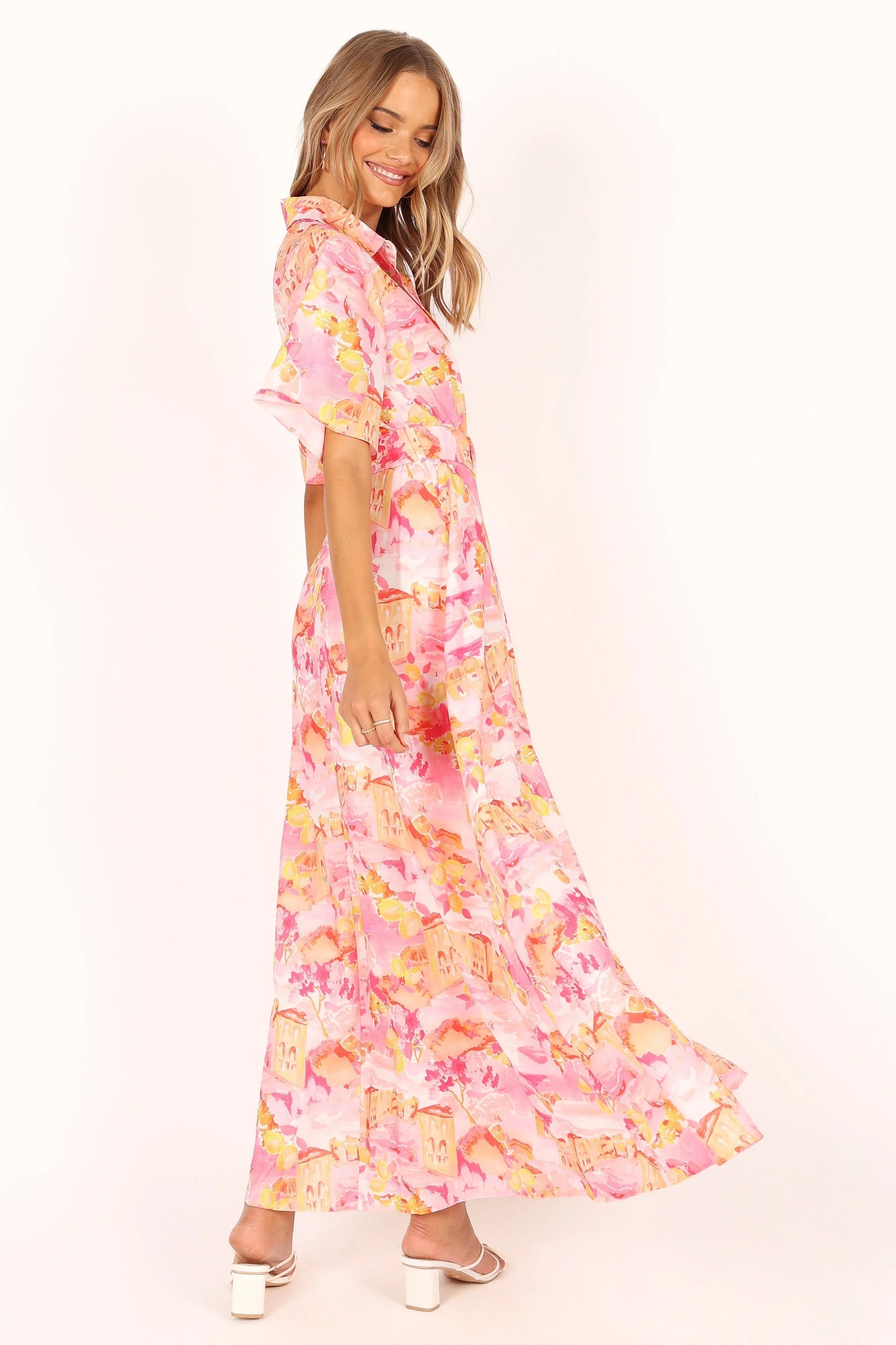 Arianna Maxi Dress - Pink Scenic