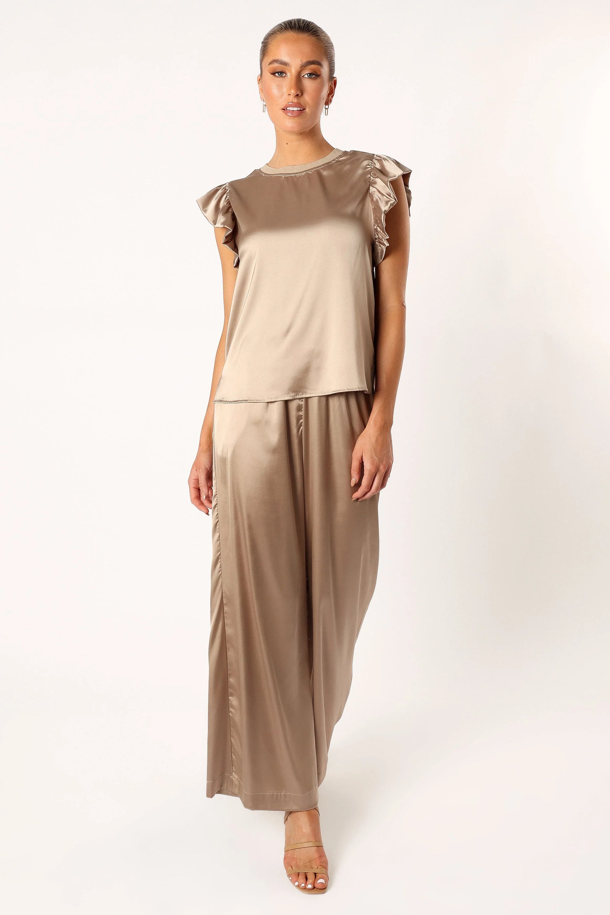 Tillie Two Piece Pant Set - Olive