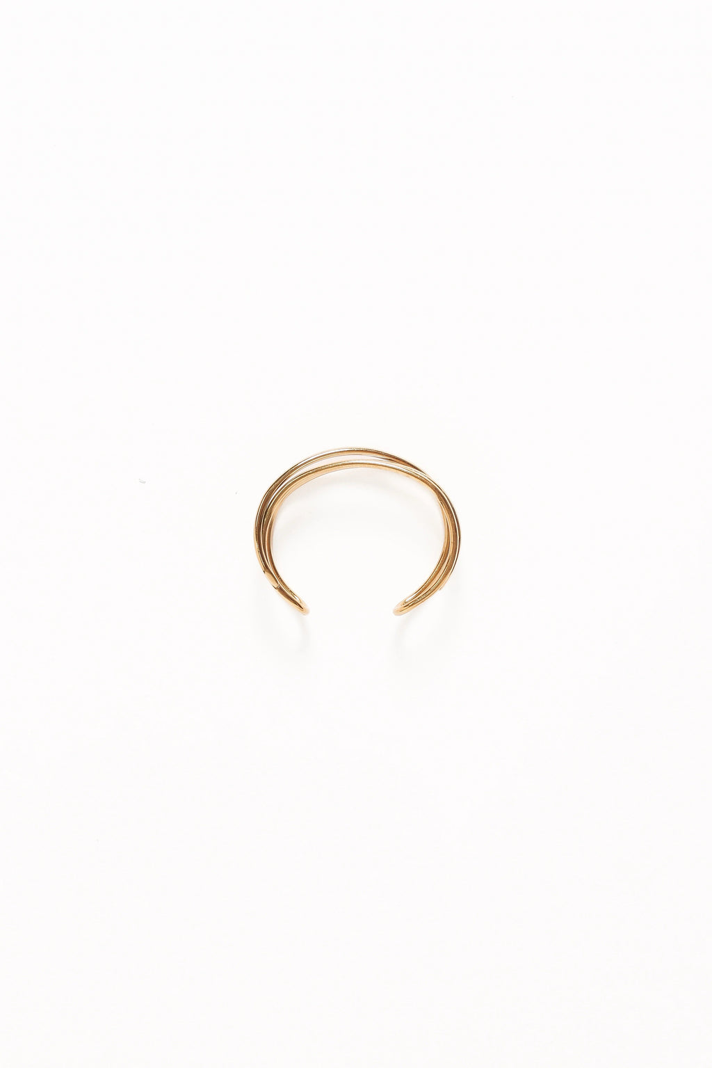Gold Stainless Steel Cuff Bracelet