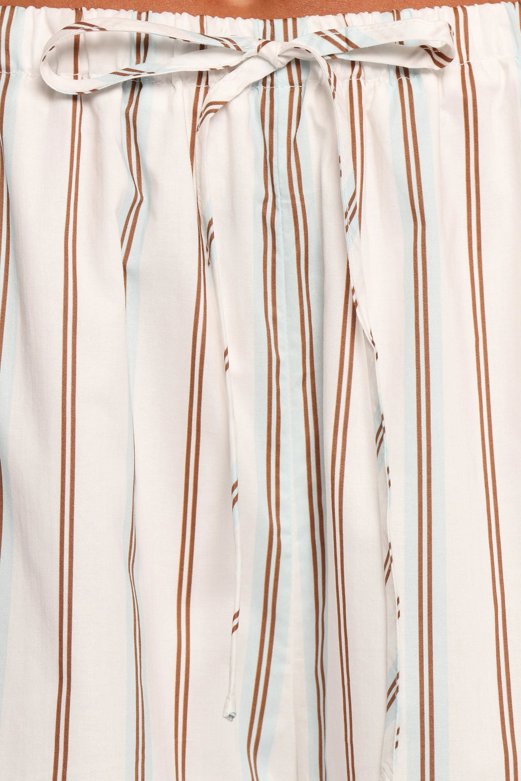 High-Waist Cotton Trousers