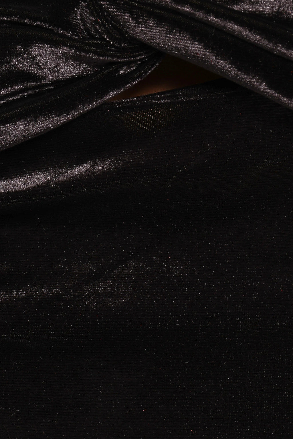 High-Waist Velvet Slip Maxi Skirt