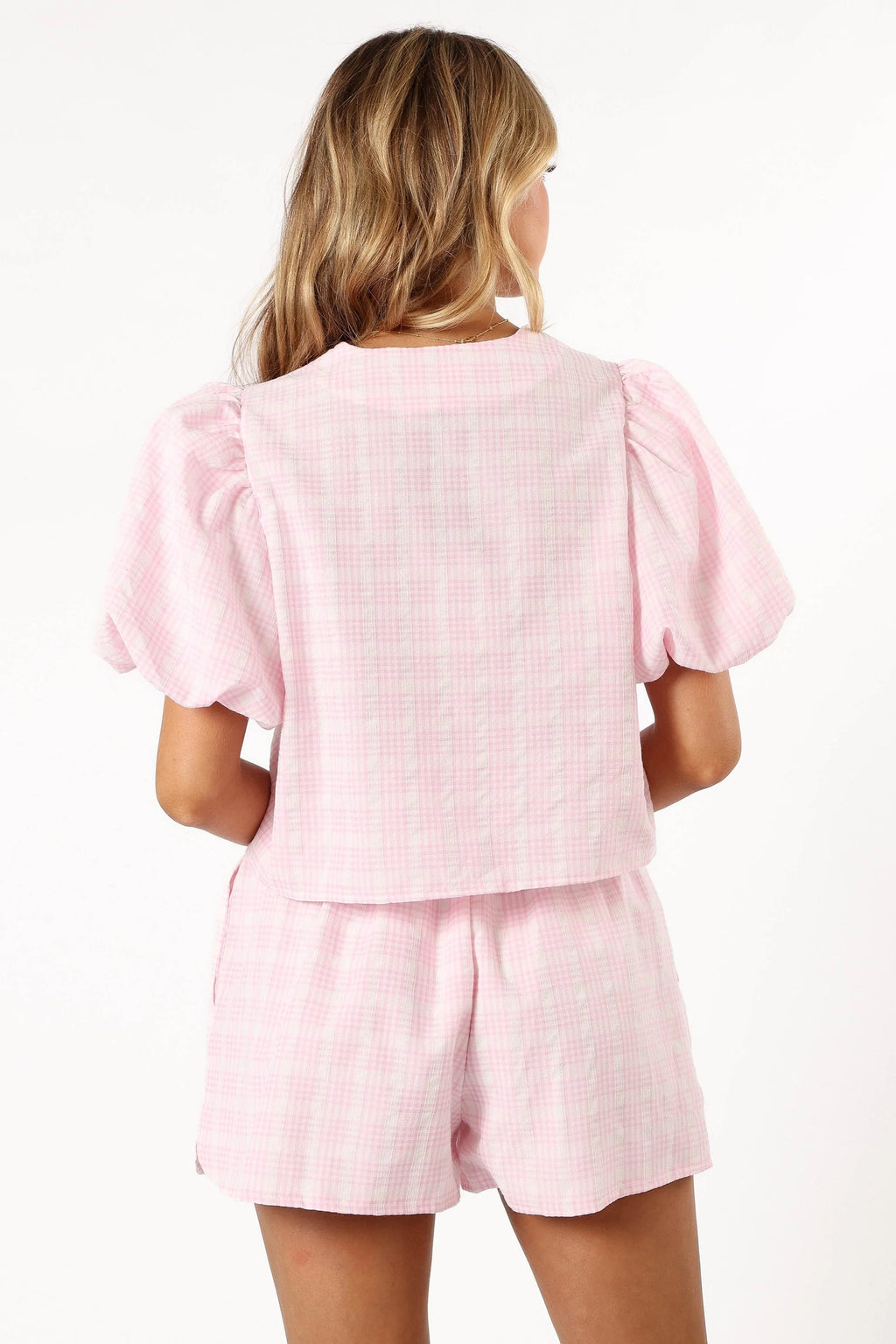 Tie-Front Crop Top & Shorts Set