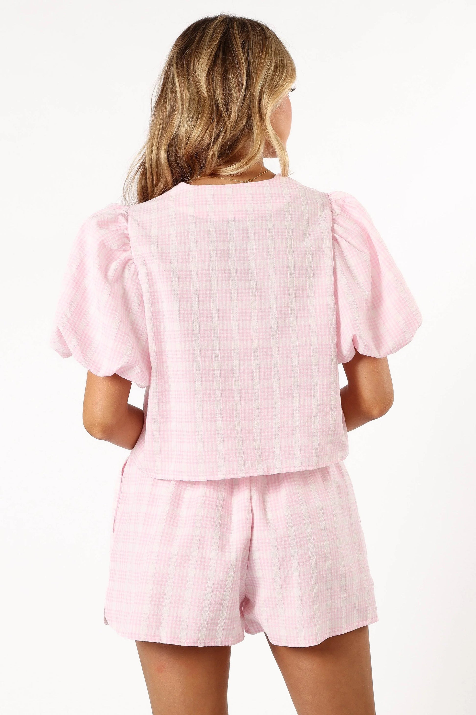Tie-Front Crop Top & Shorts Set